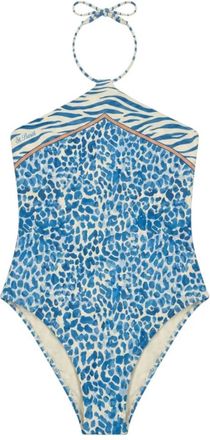 MC2 Saint Barth Badmode, Dames, Blauw, S, Meryem Foulard Bandeau Badpak