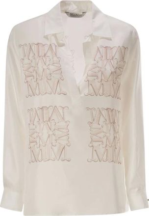 Max Mara Mujer, Blusas y Camisas, Beige, Talla: S