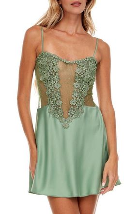 Flora Nikrooz Showstopper Chemise in Forest at Nordstrom, Size X-Small