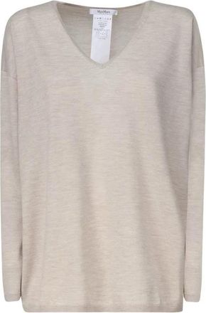 Max Mara Freccia Jumper - Dames - Cashmere truien - Beige - S - Kasjmier - Truien & Vesten