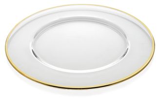 IVV golden rim charger plate cm-32 decoration