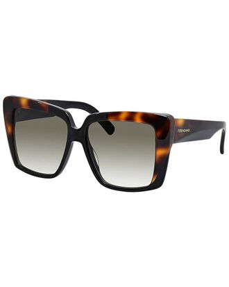 Ferragamo Womens 1060S 55Mm Sunglasses
