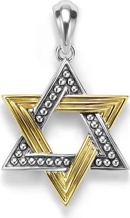 Lagos Star of David Pendant in Two-Tone at Nordstrom