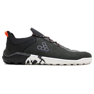Vivobarefoot Tracker Decon Low FG2 Leather Textile Mens Low Top Trainers - Black - Size:UK 11.5