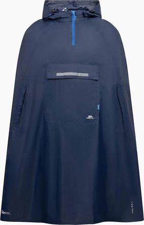 Trespass Mens Trespass Qikpac Unisex Hooded Waterproof Packaway Poncho - Navy - Size: 38/Regular
