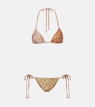 Zimmermann Awaken metallic-effect bikini