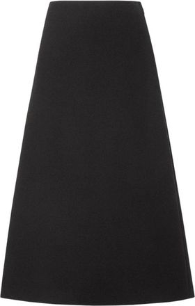 Fendi Falda Midi - Skirts - Mujer - Negro - XS