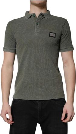 Dolce & Gabbana Hombre, Camisetas, Verde, Talla: S