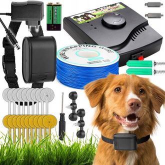 OEM Collar El&eacute;ctrico De Entrenamiento Para Perros Con Valla De Arrastre, Set Xxl De 300 M