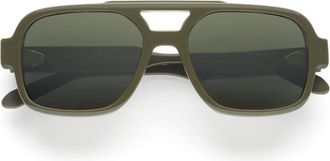 Emmanuelle Khanh Havana Hero Acetate Sunglasses