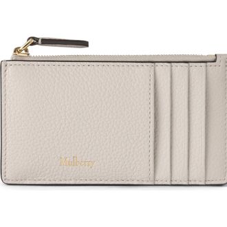 Mulberry Continental Zipped Long Card Holder in Chalk at Nordstrom