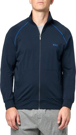 HUGO BOSS Mens Mix & Match Zip-Up Jacket, Space Cadet