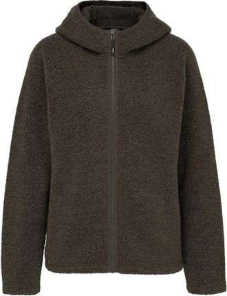 Stoic MerinoPile RissnaSoftSt. Zip Hoody Merinohoodie f&uuml;r Damen | schwarz