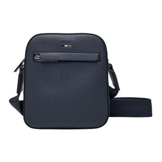 HUGO BOSS Tassen, Heren, Blauw, ONE Size, Polyester, Ray NS Zip Messenger Bag