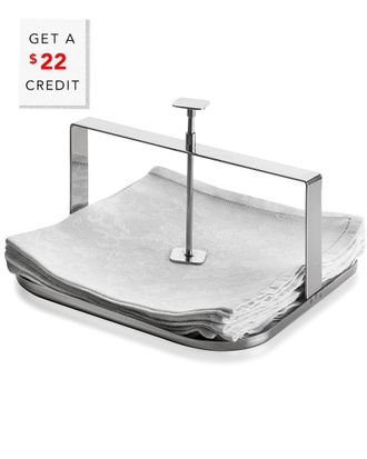 Mepra Stile Large Napkin Holder With $32 Credit