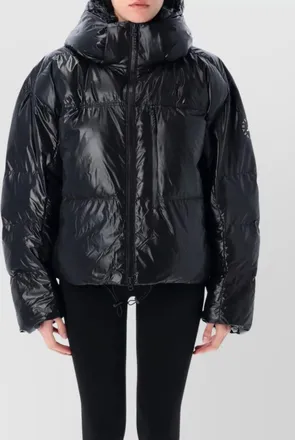 adidas by Stella McCartney recycled down short puffer jacket
