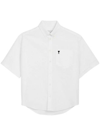 Ami White Regular Logo Shirt