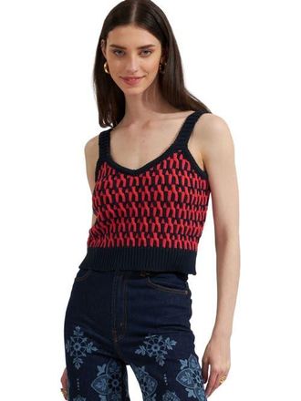 La DoubleJ Winset Crop Top Navy at Nordstrom, Size X-Large