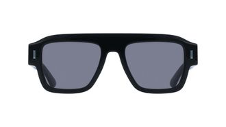 Calvin Klein Mens Sunglasses CK25509S - Black with Solid Grey Lens