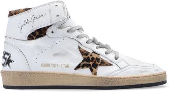 Golden Goose Sky-Star Sneakers - Dames - Sneakers - Wit - 36 EU - Katoen - Schoenen