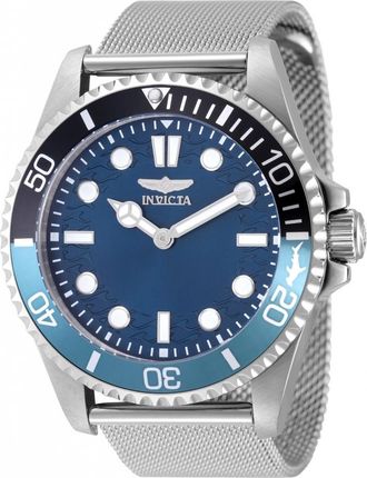 Invicta Pro Diver Quartz Blue Dial Batman Bezel Mens Watch 49686