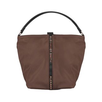 Alexander Smith Julie Small Bucket Bag - Dames - Tassen - Bruin - Maat: ONE Size Nylon