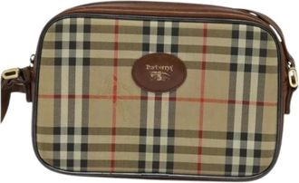 Burberry Pre-owned Cross Body Bags, female, Beige, Size: ONE SIZE Pre-owned Camera bag