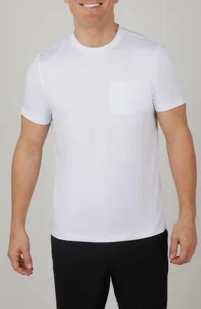90 Degree by Reflex Nomad Knit Pocket T-Shirt in White at Nordstrom Rack, Size Xx-Large