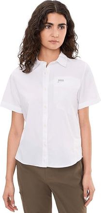 Columbia Silver Ridge Utilitytm II Short Sleeve Shirt Womens Workout White : 2XL, Polyester