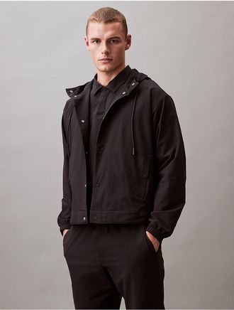 Calvin Klein Calvin Klein Mens CK Sport Future Icon Windbreaker Jacket - Black - XS