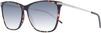 HUGO BOSS 0219S Vierkante Zonnebril - Dames - Zonnebrillen - Bruin - ONE Size - Accessoires