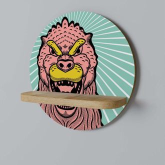 OEM Godzilla Bienvenido Estante Redondo