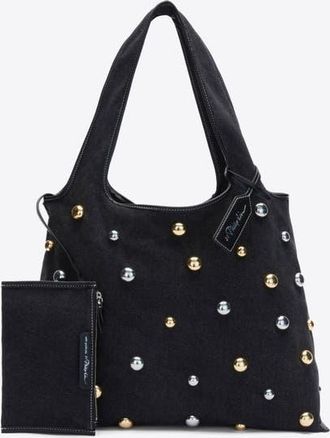 3.1 Phillip Lim Dome Embellishment Market Tote Bag in Black at Nordstrom