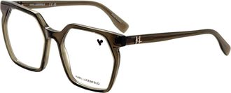 Karl Lagerfeld Womens 54mm Khaki Opticals