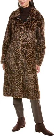 La Fiorentina Reversible Leopard Coat