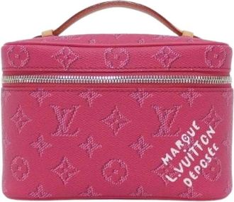 Louis Vuitton Pre-owned Monogram Heritage Nice Mini Cosmetic Bag - Dames - Vintage Mini Tas - Roze - ONE Size - Vintage