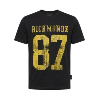 John Richmond T-Shirts, male, Black, Size: L Ransa T-shirt