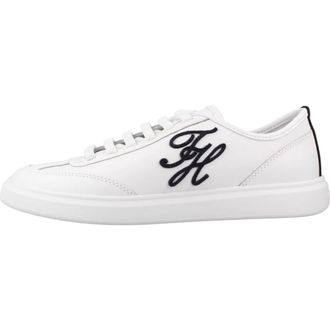 Tommy Hilfiger Dames, Schoenen, Wit, Maat: 40 EU Leer