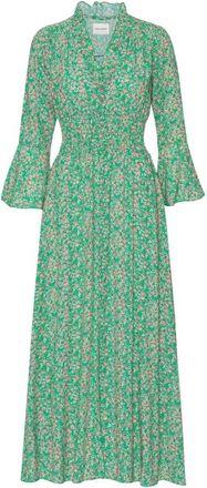 Americandreams Sally Lange Jurk - Dames - Maxi kleedjes - Groen - XS - Kleedjes
