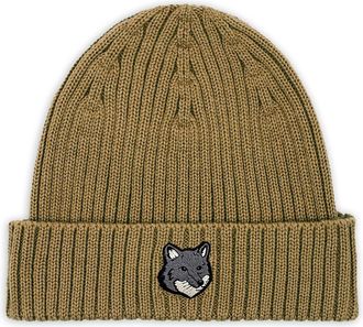 Maison Kitsuné Fox Head Large Beanie
