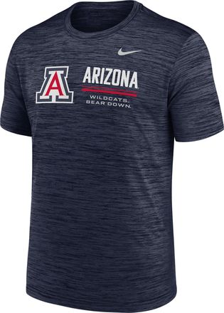 Nike Arizona Sideline Velocity Nike Mens Dri-FIT College T-Shirt in Blue | 02ER41SUAN-PCW