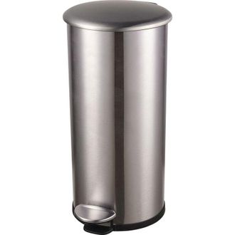 Helit Raccoglitore di rifiuti Tretabfallsammler Helit the zinc 12l D211xH423mm VA argento