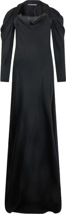 Alberta Ferretti Maxi Jurk - Dames - Maxi kleedjes - Zwart - XL - Kleedjes