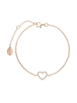 VEYNOU Bracciale Heart in oro rosa 14 carati con diamanti