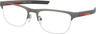 Prada Demo Rectangular Mens Eyeglasses PS 51QV 19K1O1 57
