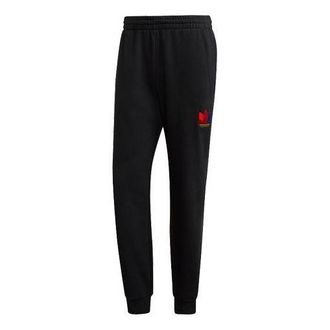 adidas originals 3d Tref Swtpant Bundle Feet Casual Sports Long Pants Black GE0806