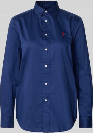 Polo Ralph Lauren Hemdbluse mit Knopfleiste in Marine, Größe XL