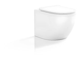 Vente-Unique Vente-unique - Wc Sospeso Bianco In Ceramica Senza Flangia - Javoine