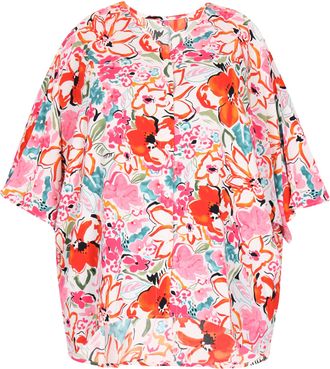 Izia Grote maat blouse vrouwen roos