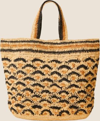 BTB Los Angeles Womens Mateo Large Tote Bag In Sand/black